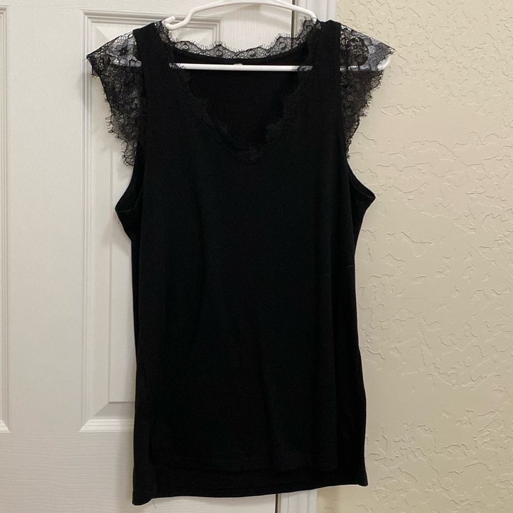 Black Lace Tank – Size S